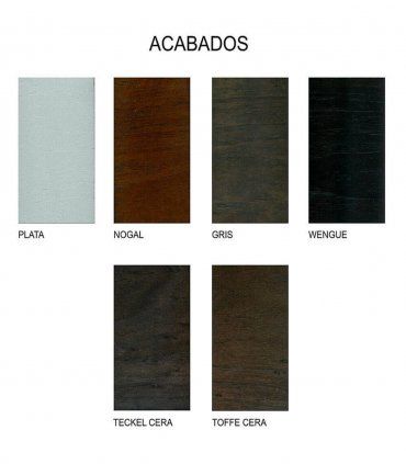 Aparador de estilo contemporáneo en nogal Terve, acabados