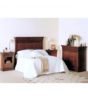 Dormitorio clásico de nogal Sindore