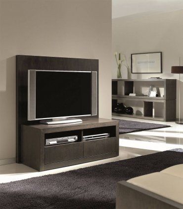 Mueble moderno de Tv. en nogal Osteria