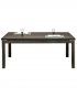 Mesa de comedor moderna de nogal Akita