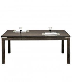 Mesa de comedor moderna de nogal Akita