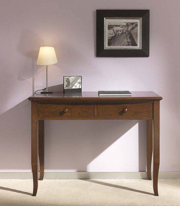 Mesa escritorio clásica de nogal Semal