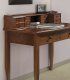 Mesa escritorio clásica de nogal Semal, detalle
