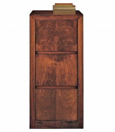Archivador moderno de nogal 3 cajones Tumbe