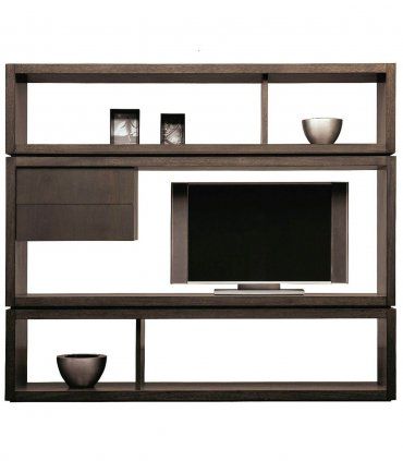 Mueble TV moderno de nogal Gero en Ámbar Muebles