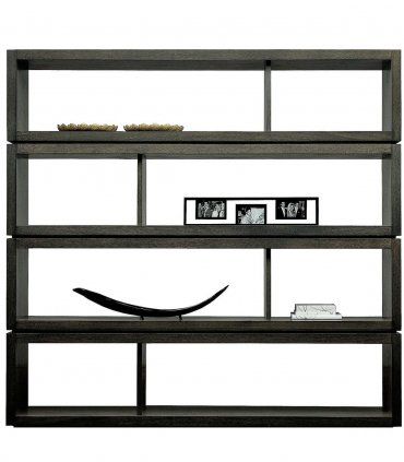 Librería moderna de nogal Gero
