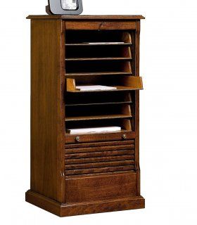 Mueble archivador clásico de nogal Vanel
