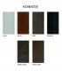 Mueble archivador clásico de nogal Vanel, acabados