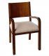 Silla con brazos de nogal Pamel