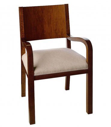 Silla con brazos de nogal Pamel