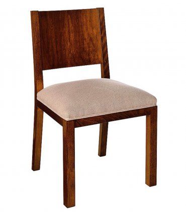 Silla de nogal moderna Pamel