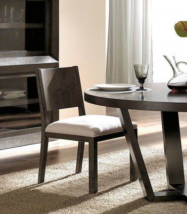 Silla de nogal moderna Pamel
