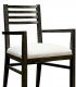Silla con brazos moderna Gero, detalle