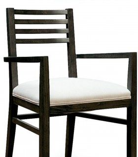 Silla con brazos moderna Gero, detalle