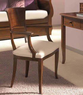 Silla con brazos clásica Nevel