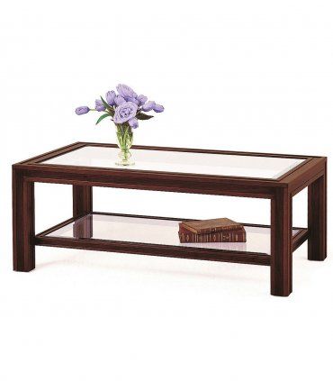 Mesa de centro clásica de nogal Luga