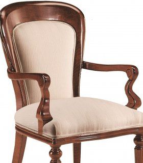 Sillón comedor nogal Ryde, detalle