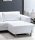 Sofá moderno 3 plazas blanco Davincci