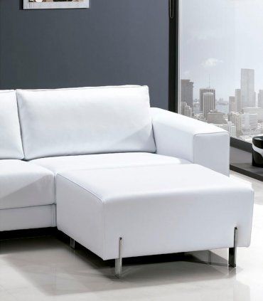 Sofá moderno 3 plazas blanco Davincci