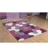 Alfombra Moderna Polígonos Malva de Ámbar Muebles.