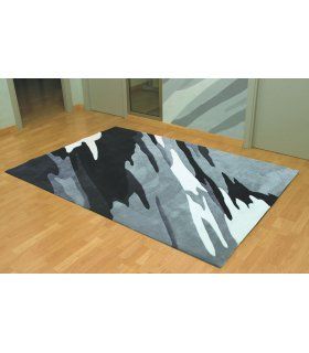 Alfombra Moderna Stratos Gris de Ámbar Muebles