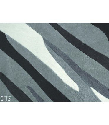 Alfombra Moderna Stratos Gris de Ámbar Muebles