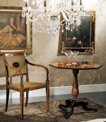 Mesa velador clásica Foggia, salón