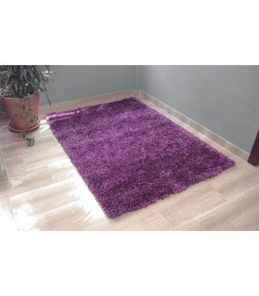 Alfombra Moderna Lisa Shaggy de Ámbar Muebles