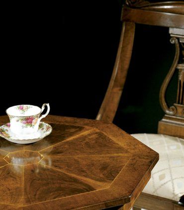 Mesa velador Cuneo, detalle
