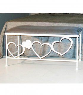 Banqueta descalzadora en forja Amore