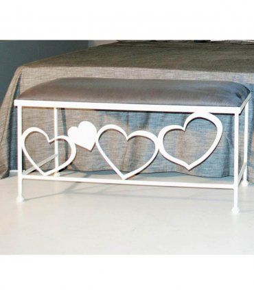 Banqueta descalzadora en forja Amore
