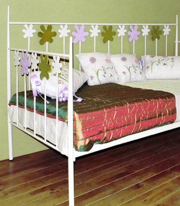 Sofá cama de forja Fantasía, detalle