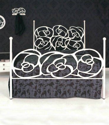 Dormitorio en forja moderno Rosas