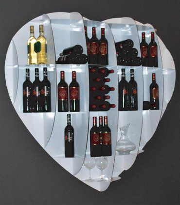Estantería librería de forja Corazón