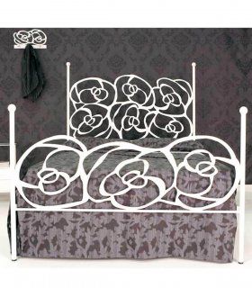 Cama de forja Rosas