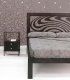 Dormitorio moderno de forja Ondas