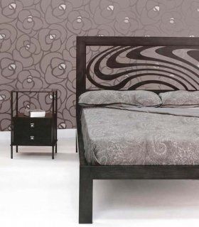 Dormitorio moderno de forja Ondas