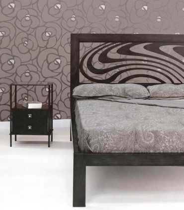 Dormitorio moderno de forja Ondas