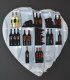 Bar botellero moderno de forja Corazón