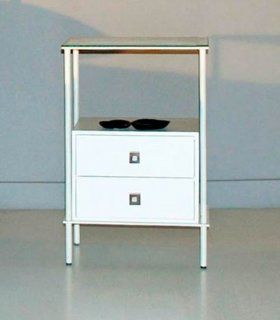 Dormitorio moderno en forja Amore, mesita