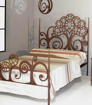 Cama de forja rústica Edén