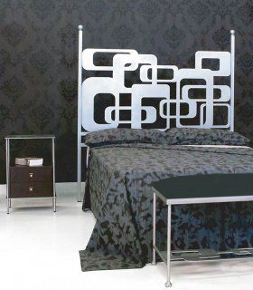 Dormitorio en forja art decó Lola