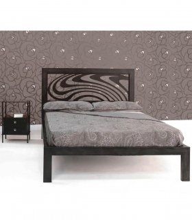 Cama de forja moderna Ondas