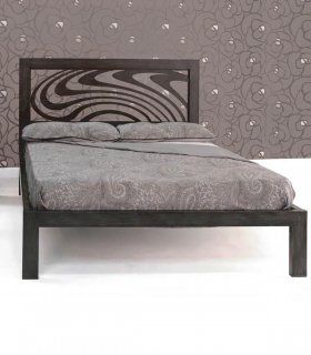 Cama de forja moderna Ondas