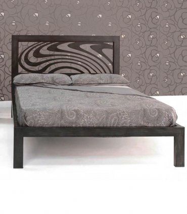 Cama de forja moderna Ondas