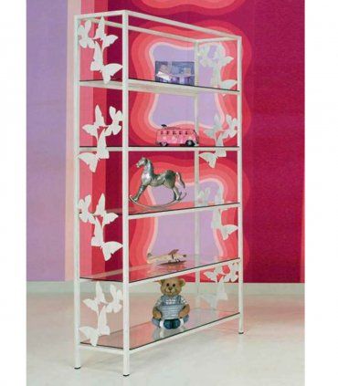 Estantería de forja Mariposas