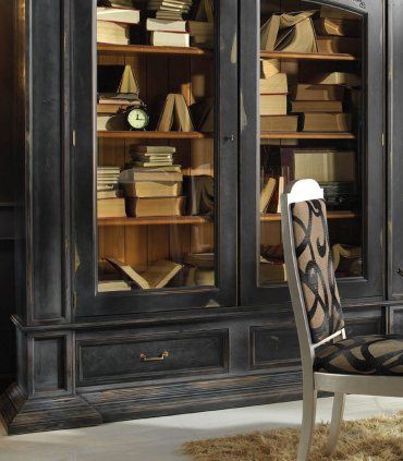 Librería provenzal dos puertas Balser, detalle