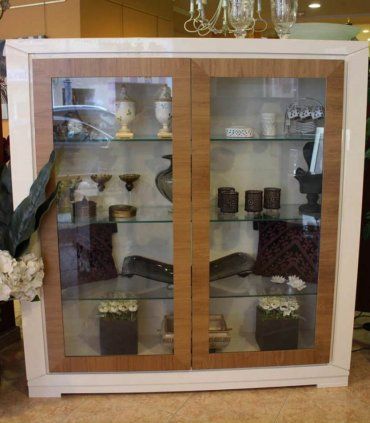 Vitrina moderna Monza 2 puertas