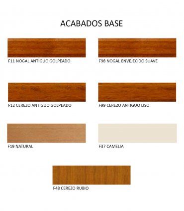 Escritorio clásico Sureyne, acabados base