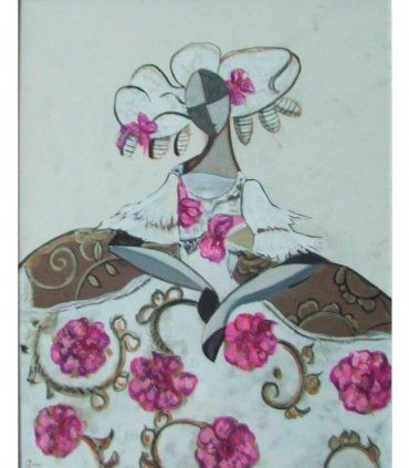 Cuadro Moderno Menina Dulce en Ámbar Muebles
